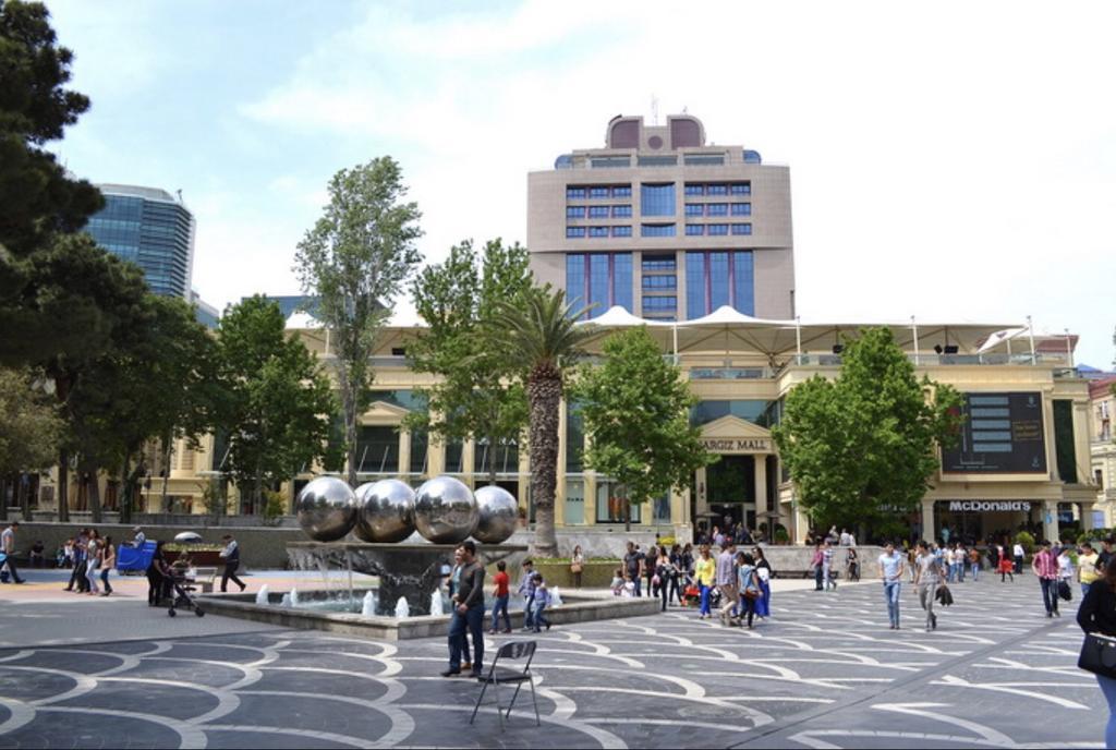 Check-In Apartment Near Fountain Square Vidadi Str 巴库 外观 照片